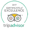 TripAdvisor Certificate of Excellence